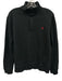 Polo NWT Size M Black Cotton Solid Quarter Button Men's Jacket Black / M