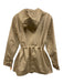 Hunter Size Medium Khaki Beige Cotton Long Sleeve Zip & Button Pockets Jacket Khaki Beige / Medium