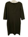 M.M. Lafleur Size 6 Dark Green Polyester Blend 3/4 Sleeve Pockets Paneled Dress Dark Green / 6
