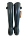 Hunter Shoe Size 6 Gray Rubber Round Toe Buckle Knee High Rainboots Gray / 6