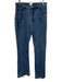 5a7 Cinq a Sept Size 10 Medium Wash Cotton Denim Zip Fly High Rise Studded Jeans Medium Wash / 10