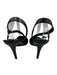 Calvin Klein Shoe Size 10 Black Leather Pointed Toe Slingback Pump Shoes Black / 10
