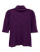 Burberry Size M Purple Cotton Quarter sleeve Quarter Sleeve Button up Top Purple / M