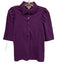 Burberry Size M Purple Cotton Quarter sleeve Quarter Sleeve Button up Top Purple / M