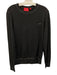 Hugo Boss NWT Size M Black Cotton Blend Solid Crew Men's Sweater Black / M
