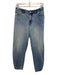 Tibi Size 26 Light Wash Cotton Denim 5 Pocket Button & Zip Fly Ankle Pleat Jeans Light Wash / 26