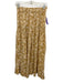The Great Size 1 Cream Beige & Tan Missing Fabric Tag Elastic Waistband Skirt Cream Beige & Tan / 1