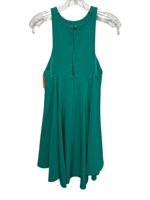 Milly Size 2 Kelly Green Polyester Blend Sleeveless Back Keyhole Back Zip Dress Kelly Green / 2