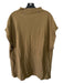 Madewell Size L Olive Cotton Textured Drop Sleeve High Neck Top Olive / L