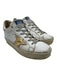 Golden Goose Shoe Size 36 White & Gold Leather Upper Logo Low Top Sneakers White & Gold / 36
