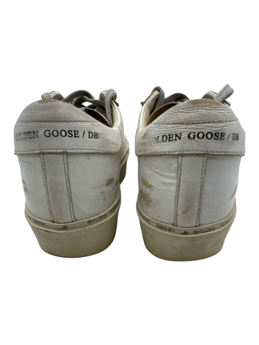 Golden Goose Shoe Size 36 White & Gold Leather Upper Logo Low Top Sneakers White & Gold / 36