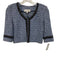 St. John Collection Size 2 Blue Wool Blend Tweed Sweater Blue / 2