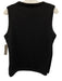 St. John Size M Black Viscose & Nylon Sleeveless Knit Top Black / M