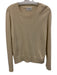 St. John Size L Cream Cotton ribbed hem Long Sleeve Sweater Cream / L