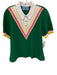 St. John Sport Size L Green & Multi Viscose & Polyester Polo Texture Top Green & Multi / L