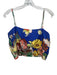 Antonio Melani Size 4 Blue, Green, Yellow Cotton Floral House print Crop Top Blue, Green, Yellow / 4