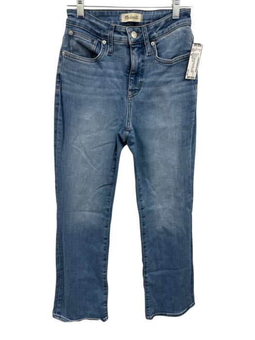 Madewell Size 26 Medium Wash Cotton Denim Mid Rise Faded Jeans Medium Wash / 26