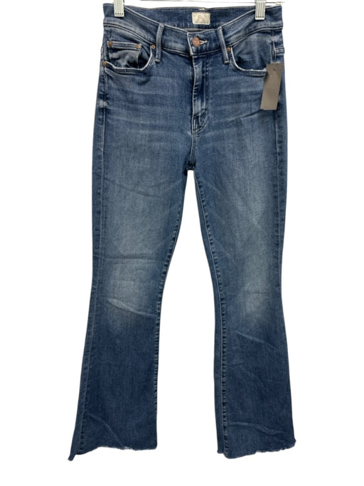 Mother Size 26 Medium Wash Cotton Denim Mid Rise Faded Jeans Medium Wash / 26