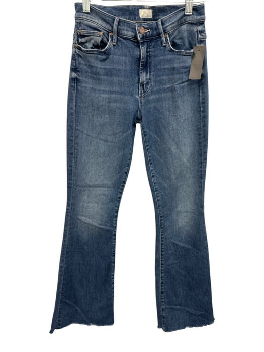 Mother Size 26 Medium Wash Cotton Denim Mid Rise Faded Jeans Medium Wash / 26