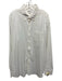 Peter Millar Size XXL White Nylon Solid Button Down Men's Long Sleeve Shirt White / XXL