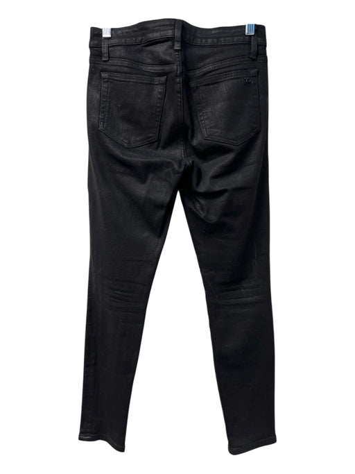 Joes Size 27 Black Cotton Blend 5 Pocket zip fly Coated Skinny Jeans Black / 27