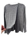 J Crew Size Medium Gray Cotton Blend Round Neck Heathered Long Sleeve Top Gray / Medium