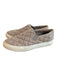 Tory Burch Shoe Size 8.5 Warm Gray Leather Suede Quilted Round Toe Slip On Shoes Warm Gray / 8.5