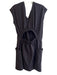 Patagonia Size Medium Black Cotton V Neck Cap Sleeve Back Cut Out Dress Black / Medium