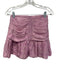 Magali Pascal Size XS Mixed Purples Linen & Silk Abstract Lines Print Skirt Set Mixed Purples / XS