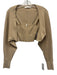 Jonathan Simkhai Standard Size XS Beige Modal Blend Ribbed Knit Sweater Set Beige / XS