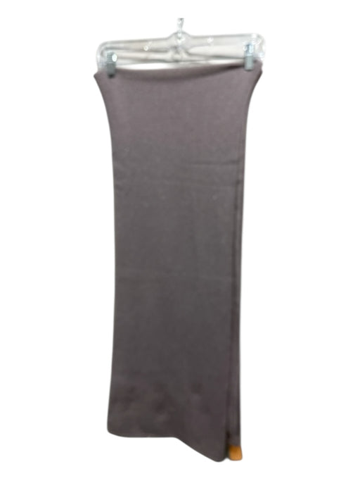 Il Borgo Taupe Cashmere Metallic Accent Rib Knit Rectangle scarf Taupe / Large