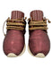 Esse Ut Esse Shoe Size 39 Purple Leather Tassels lace up Shimmer Sneakers Purple / 39