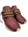 Esse Ut Esse Shoe Size 39 Purple Leather Tassels lace up Shimmer Sneakers Purple / 39