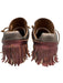 Esse Ut Esse Shoe Size 39 Purple Leather Tassels lace up Shimmer Sneakers Purple / 39