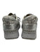 Chloe Shoe Size 40 Gray & Silver Textile Low Top Tweed Lace Up Platform Sneakers Gray & Silver / 40