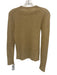 Michael Kors Size L Gold Polyester & Nylon Long Sleeve Metallic Top Gold / L