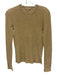 Michael Kors Size L Gold Polyester & Nylon Long Sleeve Metallic Top Gold / L