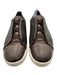 Zegna Shoe Size Est 10.5 AS IS Brown Leather Woven Sneaker Men's Shoes Brown / Est 10.5