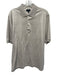 Burberry Golf Size L Gray Cotton Blend Nova Check Polo Men's Short Sleeve Gray / L