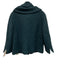 Akris Punto Size 10 Teal Blue Wool Blend Woven Asymmetric Collar Full Zip Jacket Teal Blue / 10