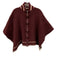 Rag & Bone Size One Size Red & Beige Wool Blend Ribbed Collar Zip Front Jacket Red & Beige / One Size