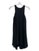 Milly Size 0 Black Polyester Blend Keyhole Sleeveless Dress Black / 0