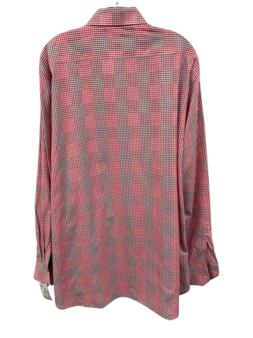 Etro Size 44 Red & Multi Cotton All Over Print Button Down Long Sleeve Shirt Red & Multi / 44