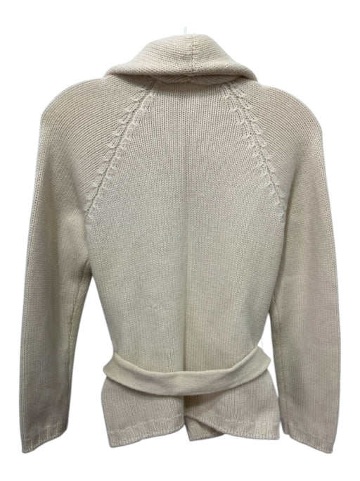 Kinross Size M Gray & Blue Cashmere Rib Knit color block Long Sleeve Sweater Gray & Blue / M