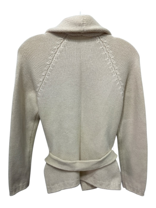 Kinross Size M Gray & Blue Cashmere Rib Knit color block Long Sleeve Sweater Gray & Blue / M