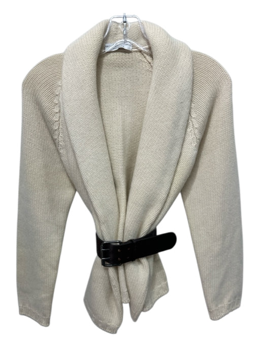 Kinross Size M Gray & Blue Cashmere Rib Knit color block Long Sleeve Sweater Gray & Blue / M