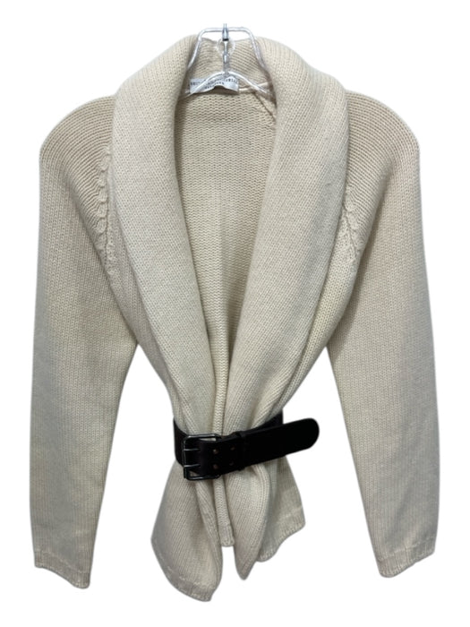 Kinross Size M Gray & Blue Cashmere Rib Knit color block Long Sleeve Sweater Gray & Blue / M