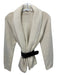 Kinross Size M Gray & Blue Cashmere Rib Knit color block Long Sleeve Sweater Gray & Blue / M
