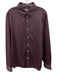 Rhone Size L Purple Polyamide Heathered Button up Men's Long Sleeve Shirt Purple / L