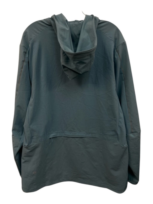Lululemon Size XL Light blue Synthetic Solid Athletic Windbreaker Men's Jacket Light blue / XL